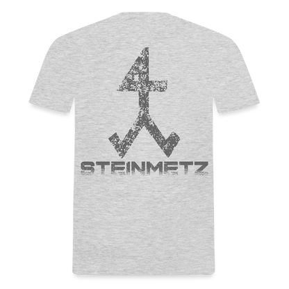 Unisex T-Shirt "Steinmetz" Grau meliert Männer T-Shirt