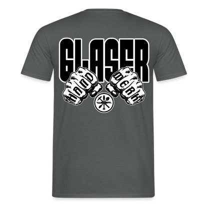 Unisex T-Shirt "Glaser" Anthrazit Männer T-Shirt