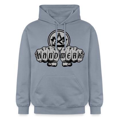 Gildan Unisex Softstyle® "Zimmermann" Blau Gildan Unisex Softstyle® Midweight Hoodie