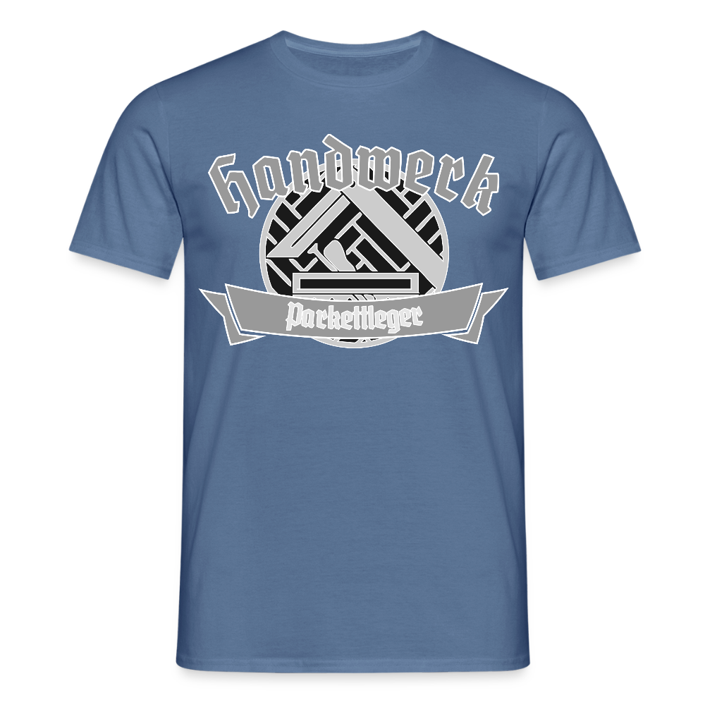 Unisex T-Shirt "Parkettleger" Taubenblau Männer T-Shirt