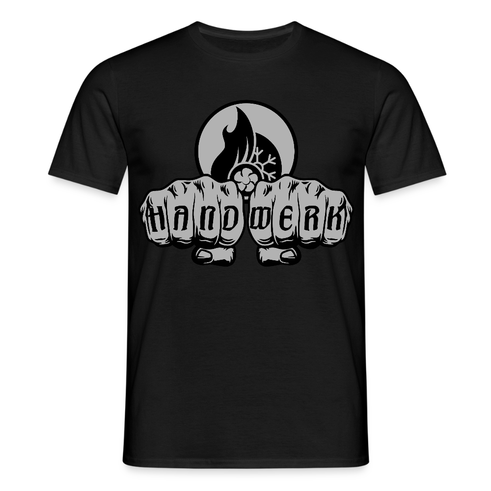 Unisex T-Shirt "Klimatechniker" Schwarz Männer T-Shirt