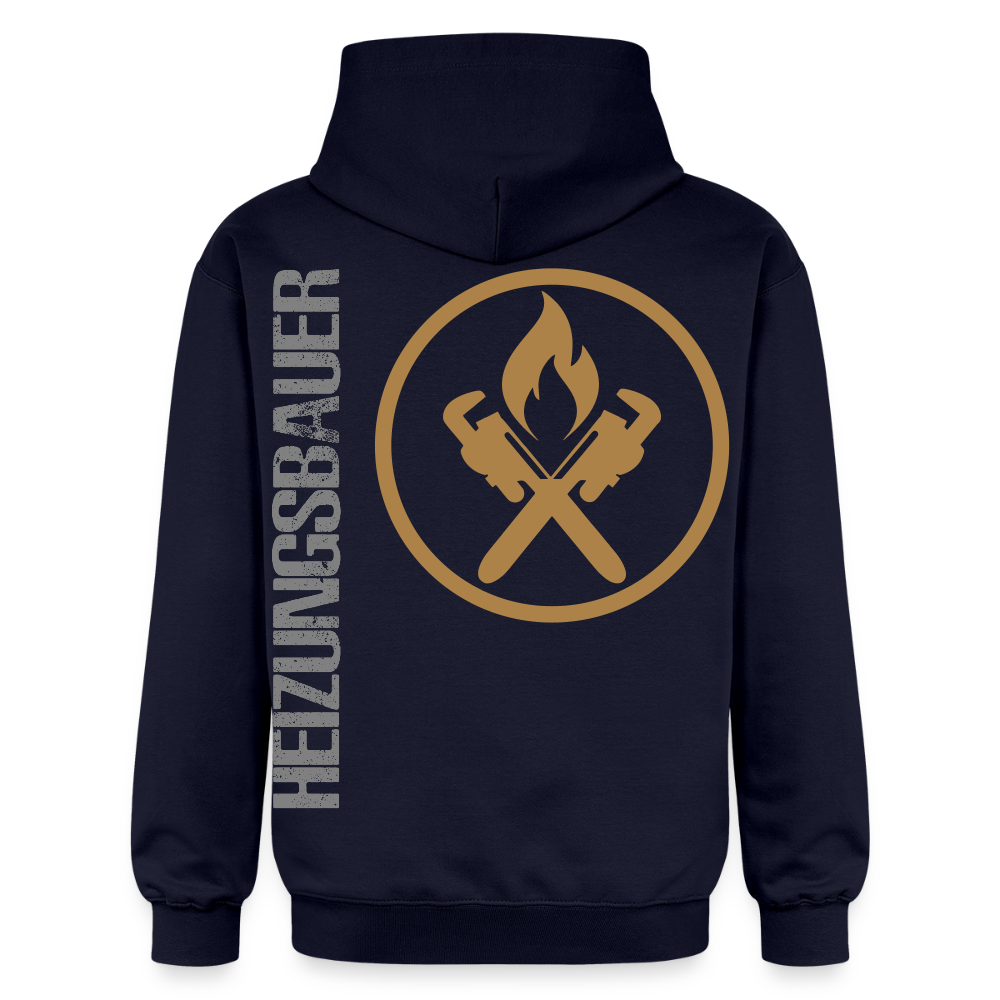 Gildan Unisex Softstyle® "Heizungsbauer" Navy Gildan Unisex Softstyle® Midweight Hoodie