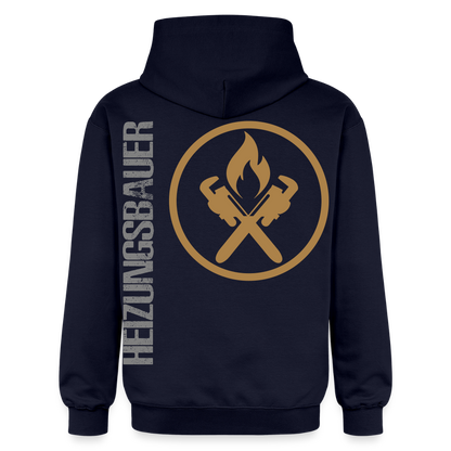 Gildan Unisex Softstyle® "Heizungsbauer" Navy Gildan Unisex Softstyle® Midweight Hoodie