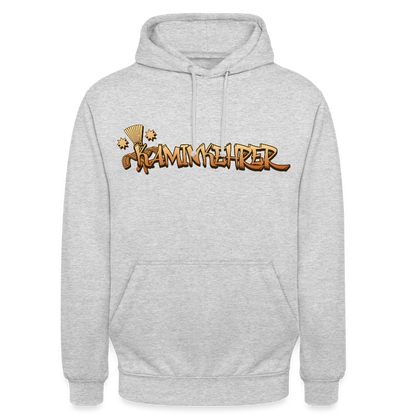 Unisex Hoodie "Kaminkehrer" Hellgrau meliert Unisex Hoodie