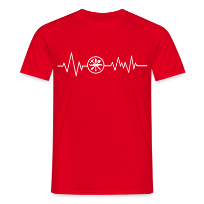 Unisex T-Shirt "Glaser" Rot Männer T-Shirt