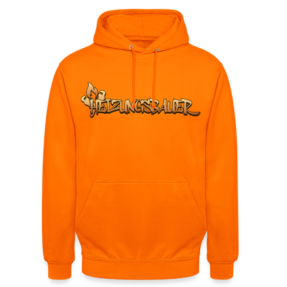 Unisex Hoodie "Heizungsbauer" Orange Unisex Hoodie