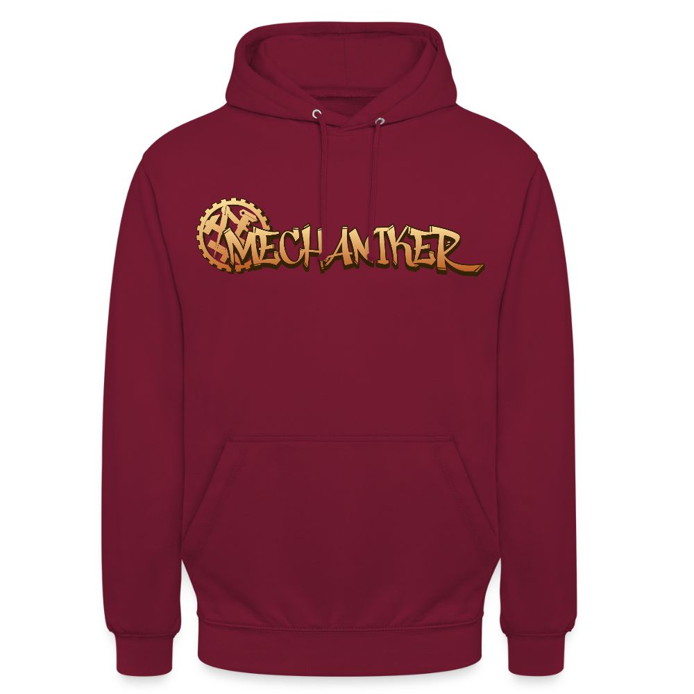 Unisex Hoodie "Mechaniker" Bordeaux Unisex Hoodie