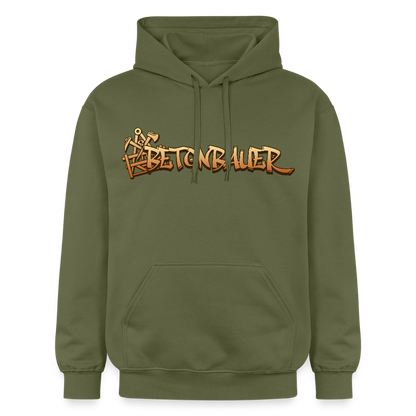 Gildan Unisex Softstyle® "Betonbauer" Militärgrün Gildan Unisex Softstyle® Midweight Hoodie