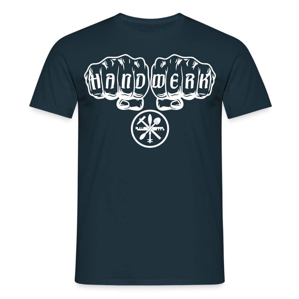 Unisex T-Shirt "Glaser" Navy Männer T-Shirt
