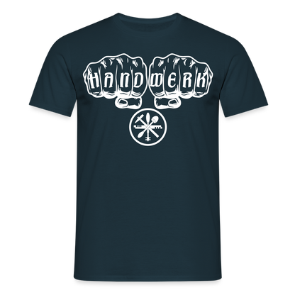 Unisex T-Shirt "Glaser" Navy Männer T-Shirt