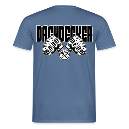 Unisex T-Shirt "Dachdecker" Taubenblau Männer T-Shirt