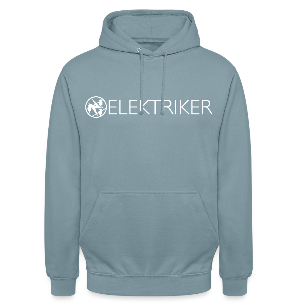 Unisex Hoodie "Elektriker" Nebelblau Unisex Hoodie