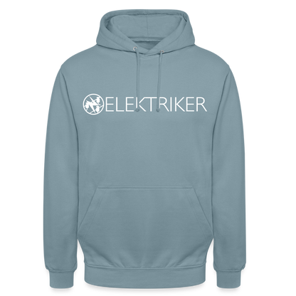Unisex Hoodie "Elektriker" Nebelblau Unisex Hoodie