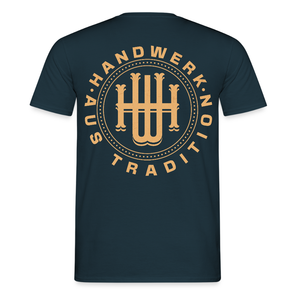 Unisex T-Shirt "Handwerk" (beidseitig bedruckt) Männer T-Shirt