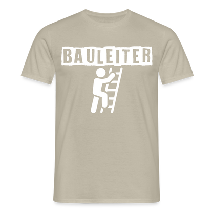 Unisex T-Shirt "Bauleiter" Sandbeige Männer T-Shirt