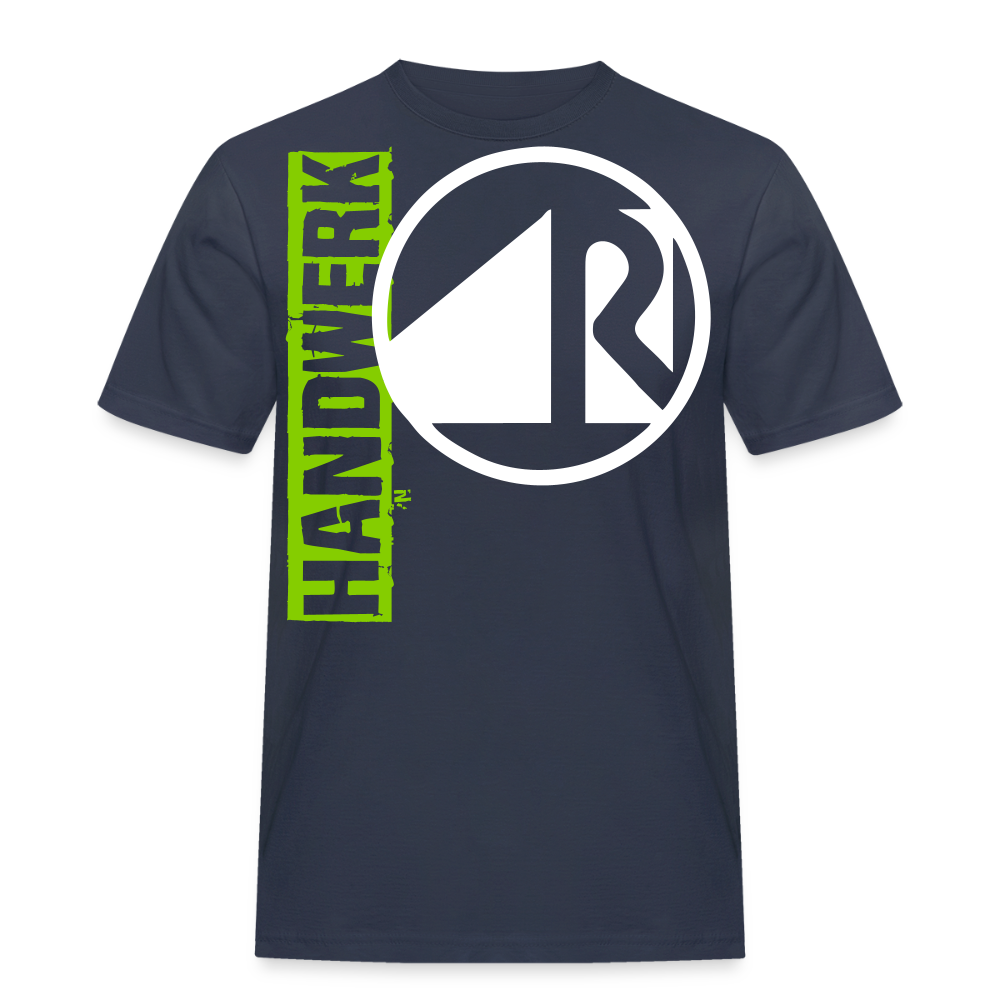 Unisex Workwear T-Shirt "Raumausstatter" Navy Männer Workwear T-Shirt