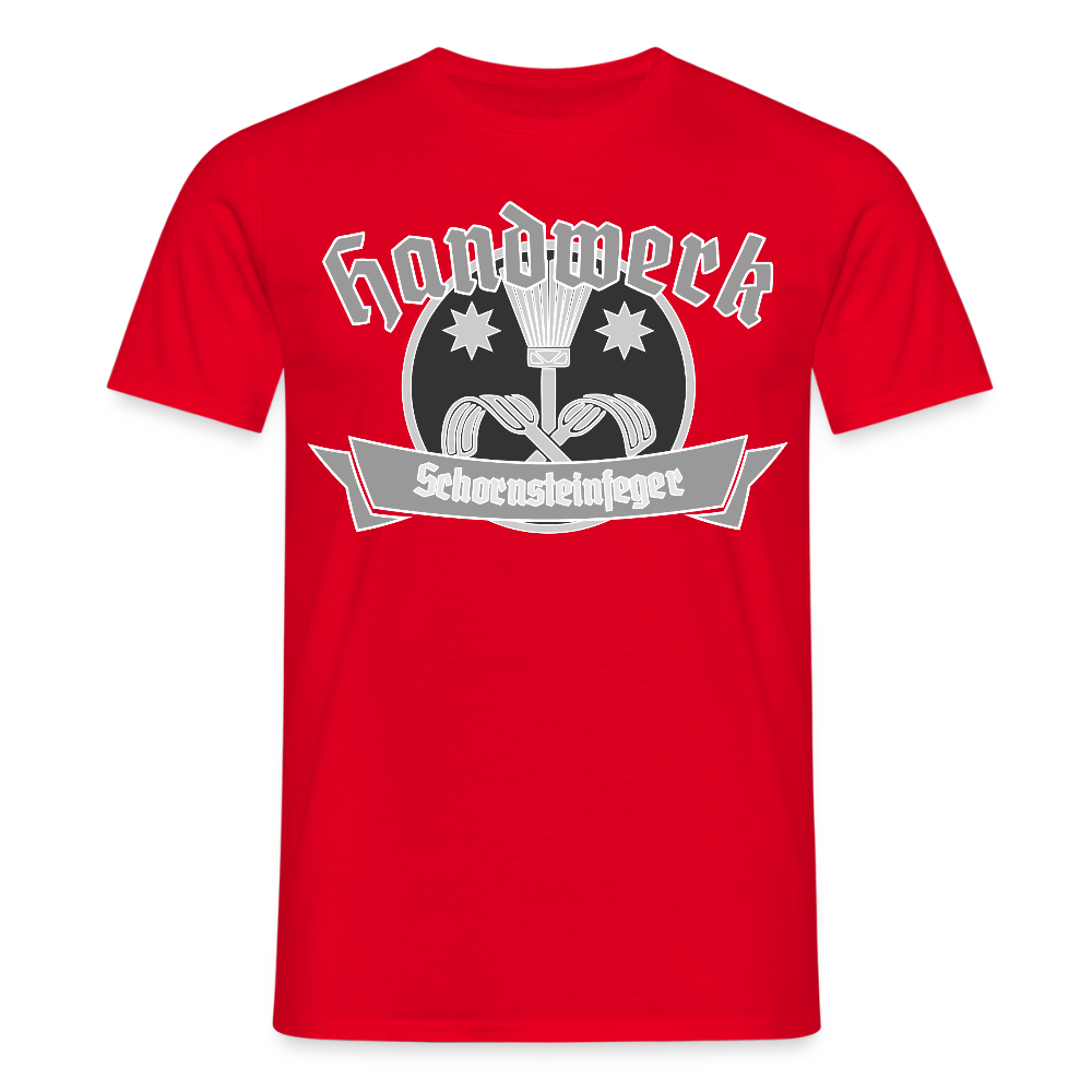Unisex T-Shirt "Schornsteinfeger" Rot Männer T-Shirt