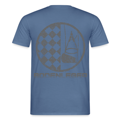 Unisex T-Shirt "Bodenleger" Taubenblau Männer T-Shirt