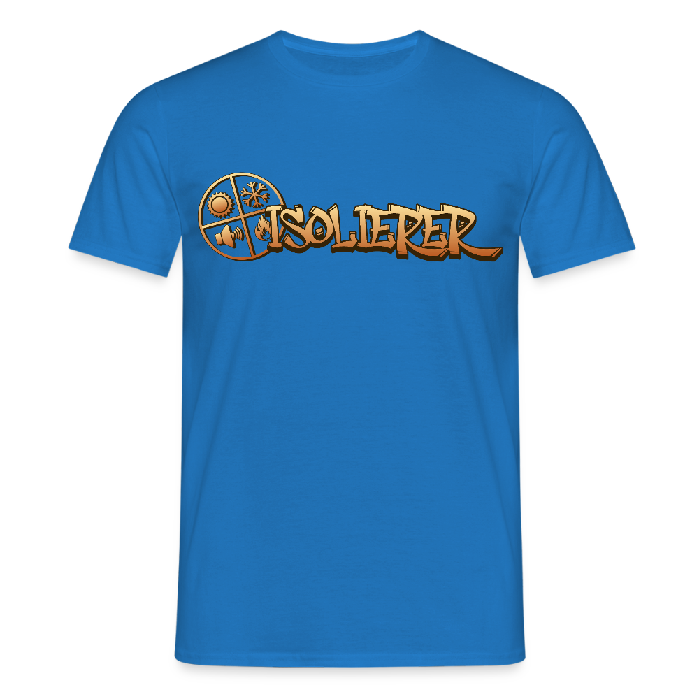 Unisex T-Shirt "Isolierer" Royalblau Männer T-Shirt