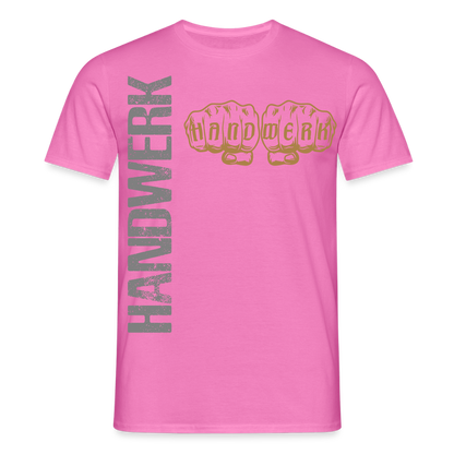 Unisex T-Shirt "Handwerk24" Pink Männer T-Shirt