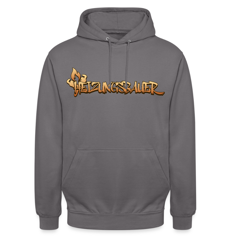 Unisex Hoodie "Heizungsbauer" Mittelgrau Unisex Hoodie