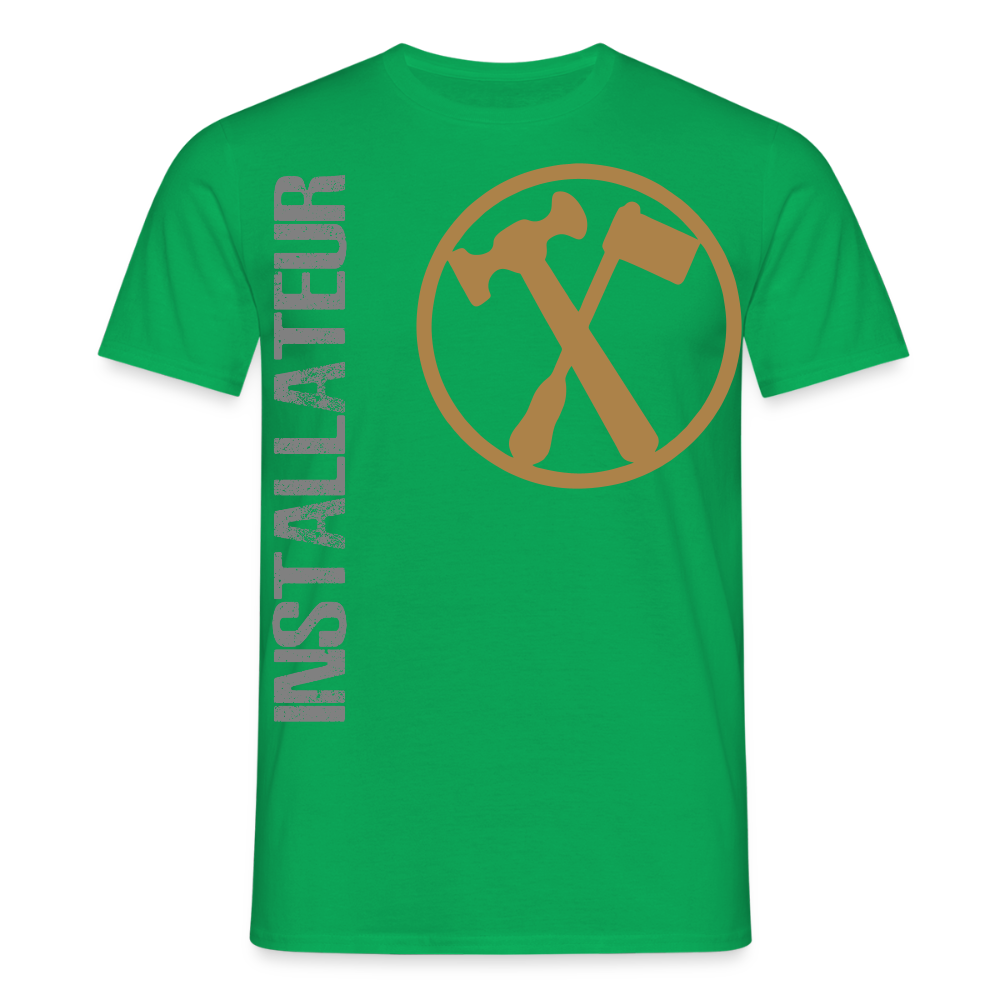 Unisex T-Shirt "Installateur" Kelly Green Männer T-Shirt