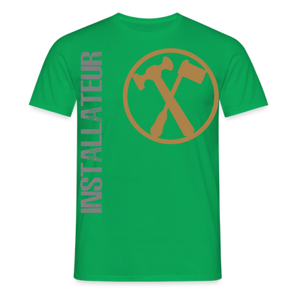 Unisex T-Shirt "Installateur" Kelly Green Männer T-Shirt