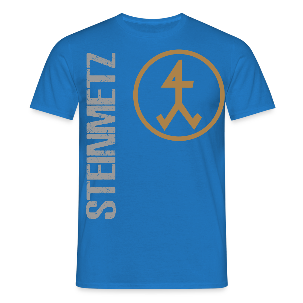 Unisex T-Shirt "Steinmetz" Royalblau Männer T-Shirt