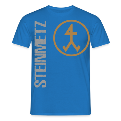 Unisex T-Shirt "Steinmetz" Royalblau Männer T-Shirt