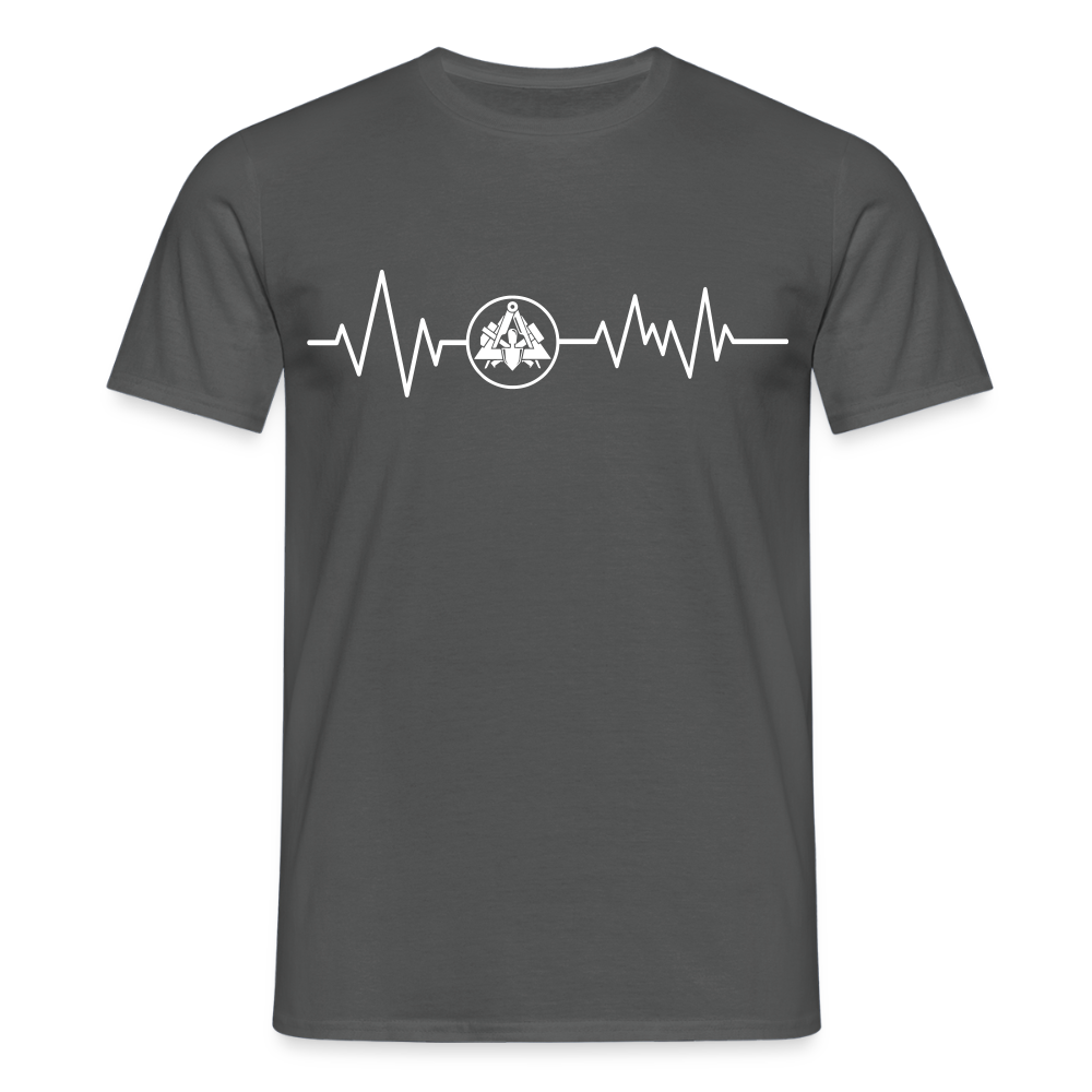 Unisex T-Shirt "Maurer" Anthrazit Männer T-Shirt