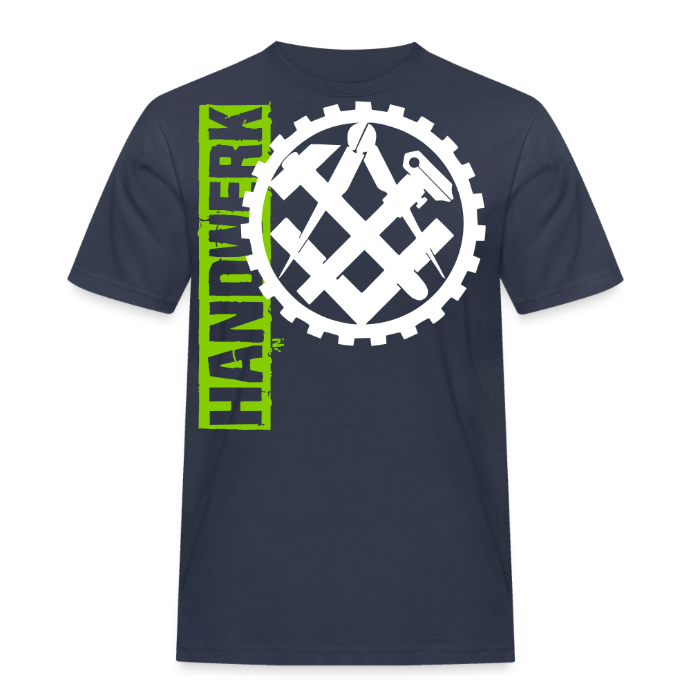 Unisex Workwear T-Shirt "Mechaniker" Navy Männer Workwear T-Shirt