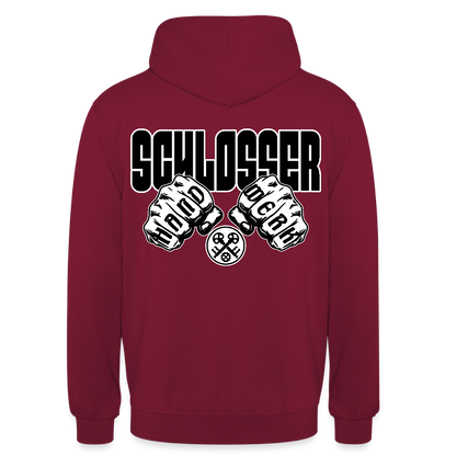 Unisex Hoodie "Schlosser" Bordeaux Unisex Hoodie