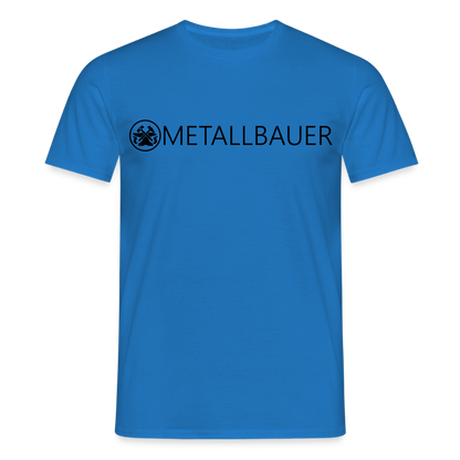 Unisex T-Shirt "Metallbauer" Royalblau Männer T-Shirt