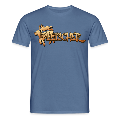 Unisex T-Shirt "Fleischer" Taubenblau Männer T-Shirt