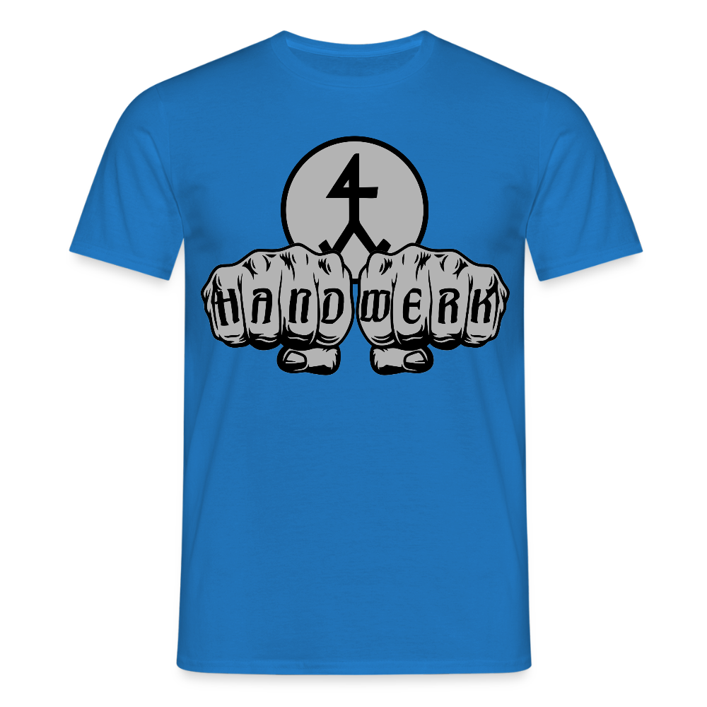 Unisex T-Shirt "Steinmetz" Royalblau Männer T-Shirt