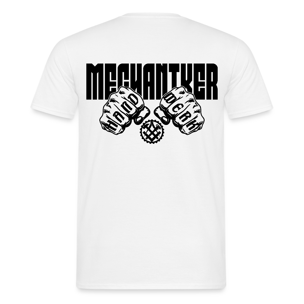 Unisex T-Shirt "Mechaniker" Weiß Männer T-Shirt