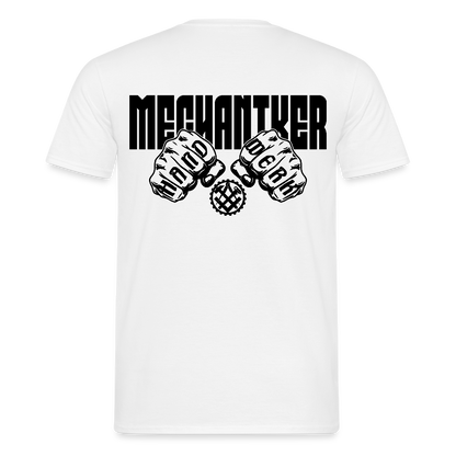 Unisex T-Shirt "Mechaniker" Weiß Männer T-Shirt