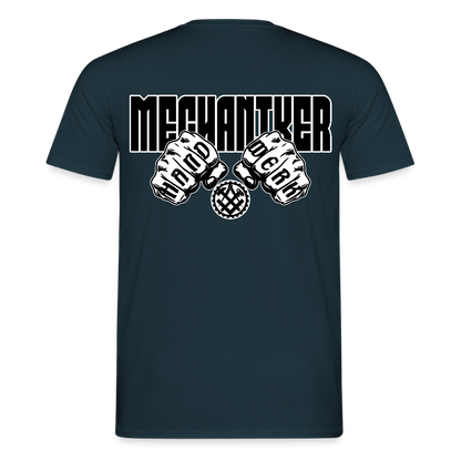 Unisex T-Shirt "Mechaniker" Navy Männer T-Shirt
