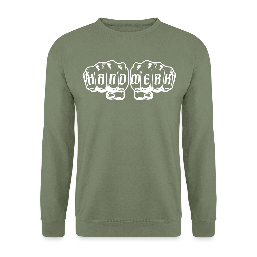 Unisex Pullover "Handwerk" Armeegrün Unisex Pullover