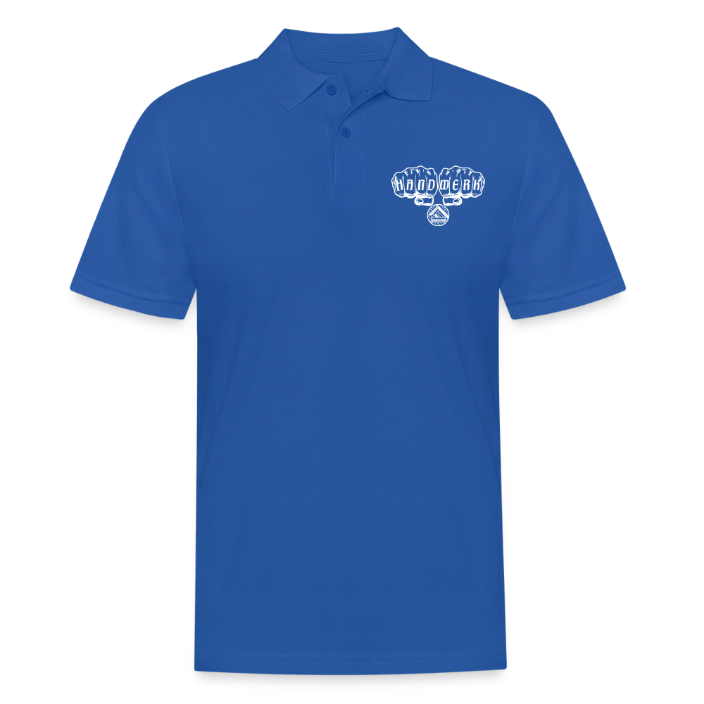 Männer Poloshirt "Parkettleger" Royalblau Männer Poloshirt
