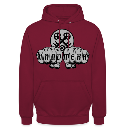 Unisex Hoodie "Schlosser" Bordeaux Unisex Hoodie