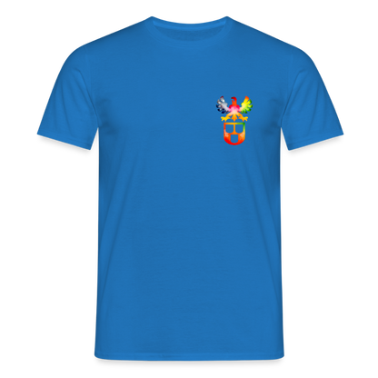 Unisex T-Shirt "Maler" (beidseitig bedruckt) - Royalblau