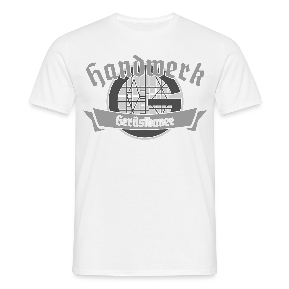 Unisex T-Shirt "Gerüstbauer" - Weiß