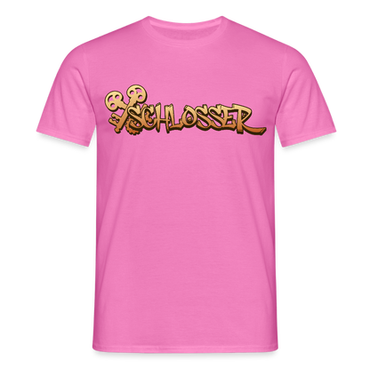 Unisex T-Shirt "Schlosser" Pink Männer T-Shirt