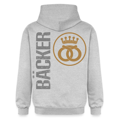 Gildan Unisex Softstyle® "Bäcker" Hellgrau meliert Gildan Unisex Softstyle® Midweight Hoodie