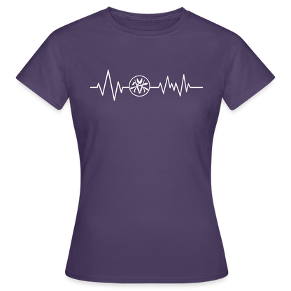 Frauen T-Shirt "Spengler" Dunkellila Frauen T-Shirt