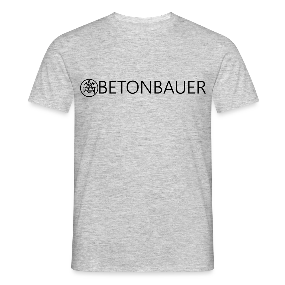 Unisex T-Shirt "Betonbauer" Grau meliert Männer T-Shirt