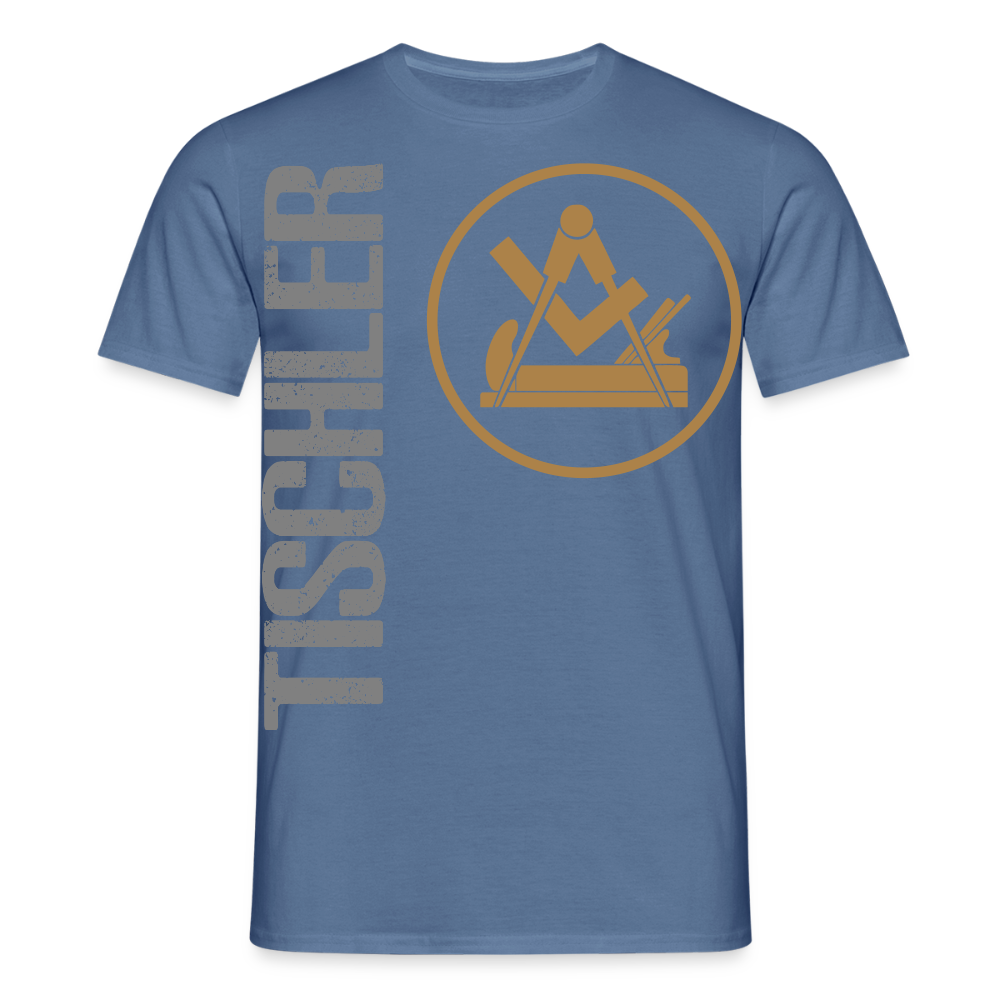Unisex T-Shirt "Tischler" Taubenblau Männer T-Shirt