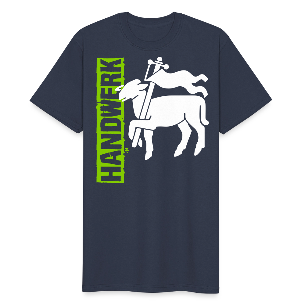 Unisex Workwear T-Shirt "Fleischer" Navy Männer Workwear T-Shirt
