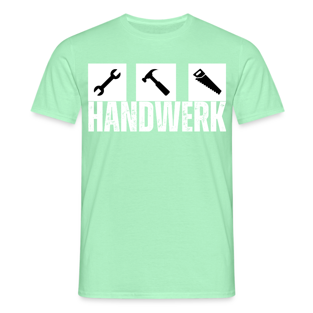Unisex T-Shirt "Werkzeug" Mintgrün Männer T-Shirt